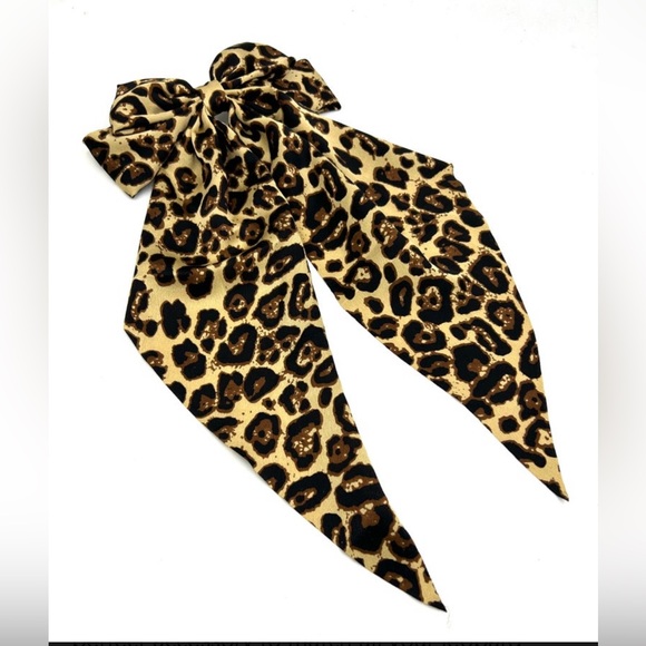 Leopard Hair Bow Barrette *NEW* - Picture 1 of 10